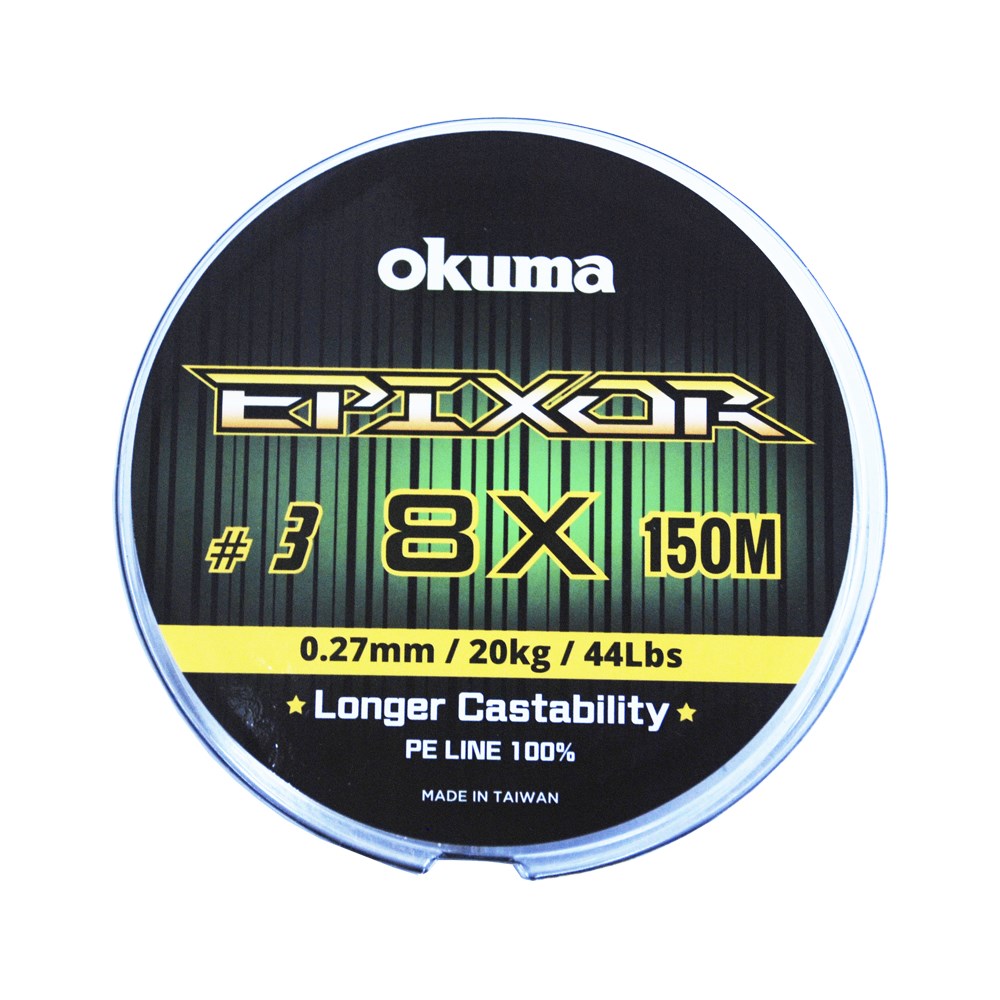 Linha Okuma Epixor 8X 3 0,27mm 150m