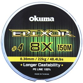 Linha Okuma Epixor 8X 4 0,30mm 150m