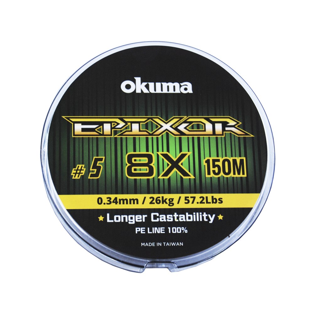 Linha Okuma Epixor 8X 5 0,34mm 150m