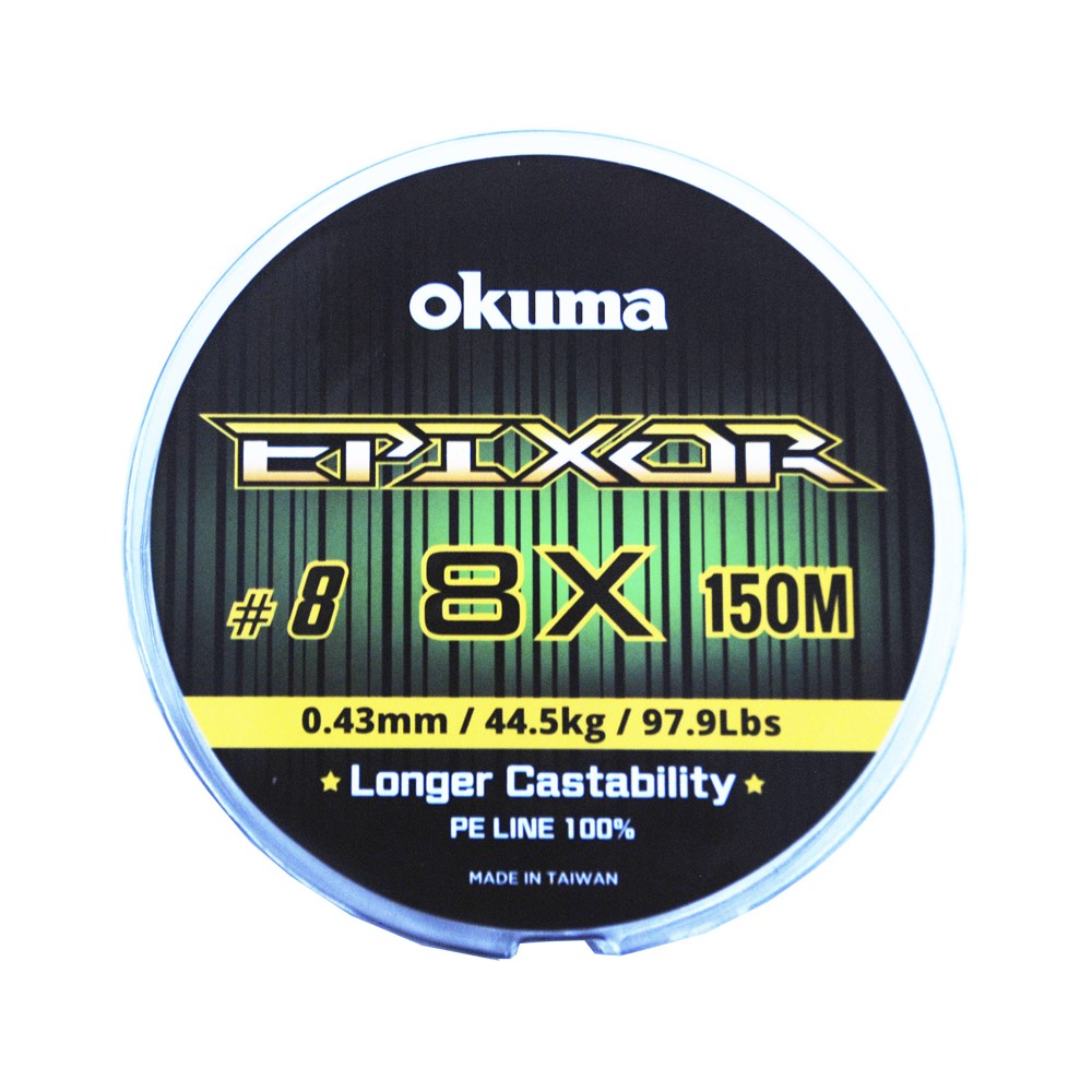 Linha Okuma Epixor 8X 8 0,43mm 150m