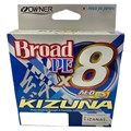 Linha Owner Broad KIZUNA 8X Multicolor PE 4.0 49lb C/300m