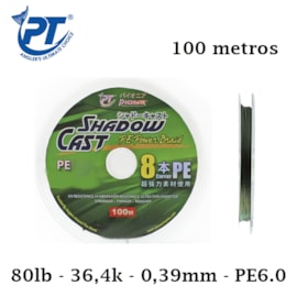 Linha Pioneer Multifilamento Shadow Cast - c/ 100 metros Linha Pioneer Multifilamento Shadow Cast - c/ 100 metros