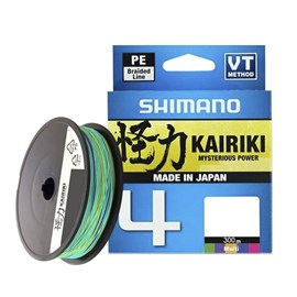 Linha Shimano Kairiki 4 300m 15lb Multicolor