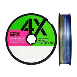 Linha Sufix SFX Braid 4X 0,235mm 30lb 100m Mult Color