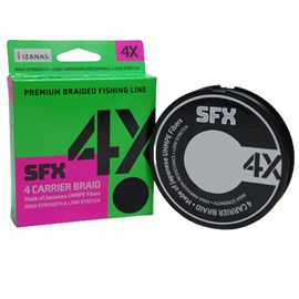 Linha Sufix SFX Braid 4X Multi PE1.5 (0,205mm) 25lb  270m - Verde