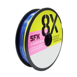 Linha SFX Braid 8X Multi 0,370mm 100m – Multicolor