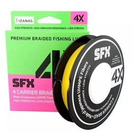 Linha Sufix SFX Braid Amarelo 4X 270m – 0,185mm(22lb)