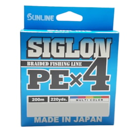 Linha SunLine Siglon X4 PE0.6(0,132mm)10lb C/200m Color