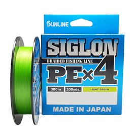 Linha SunLine Siglon X4 PE1.2 (0,187mm) 20lb C/300m Light Green
