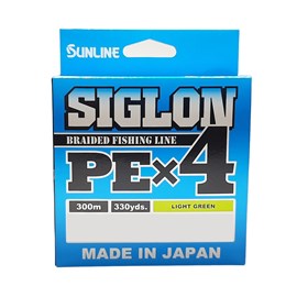Linha SunLine Siglon X4 PE3.0 (0,296mm) 50lb C/300m Light Green