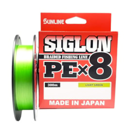 Linha Sunline Siglon X8 #1.5 0,209mm 25lb 300m Light Green