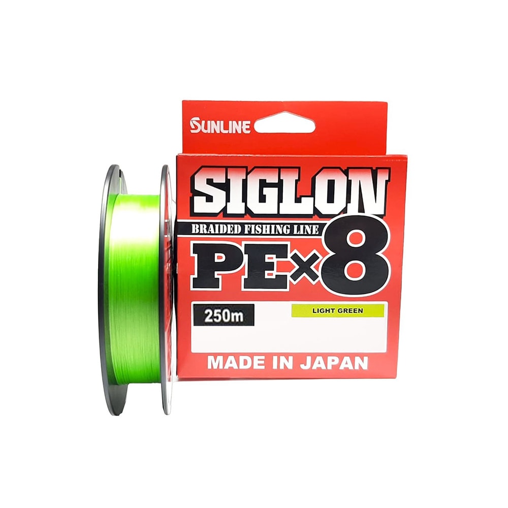 Linha Sunline Siglon X8 #1.5 0,209mm 25lb 300m Light Green