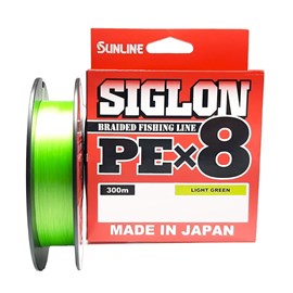 Linha Sunline Siglon X8 #7 0,483mm 100lb 300m Light Green