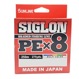 Linha SunLine Siglon X8 P10(0,540mm)130lb C/250m Color