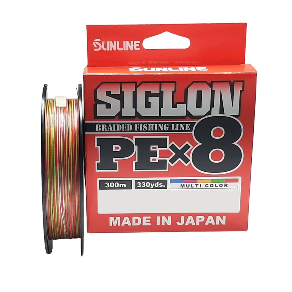 Linha SunLine Siglon X8 PE1.2(0,187mm)20lb C/300m Color