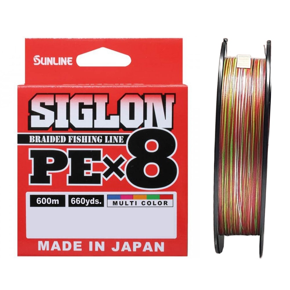 Linha SunLine Siglon X8 PE4.0(0,342mm)60lb C/600m Color - Sugoi