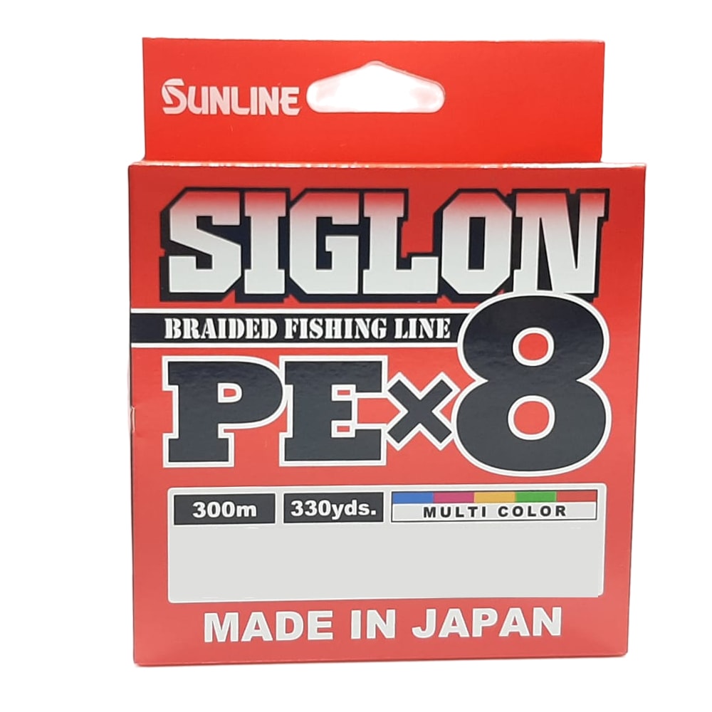 Linha SunLine Siglon X8 PE6(0,418mm)90lb C/300m Color - Sugoi Big Fish