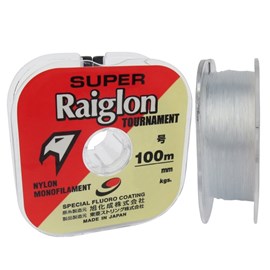 Linha Super Raiglon Tour Branca - 0,47mm - Nylon Fluor Coating - C/ 100m