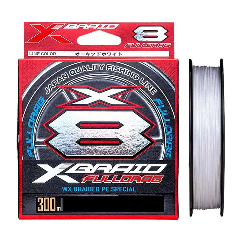Linha X-Braid FullDrag X8 #3.0 60lb C/ 300m - Sugoi Big Fish