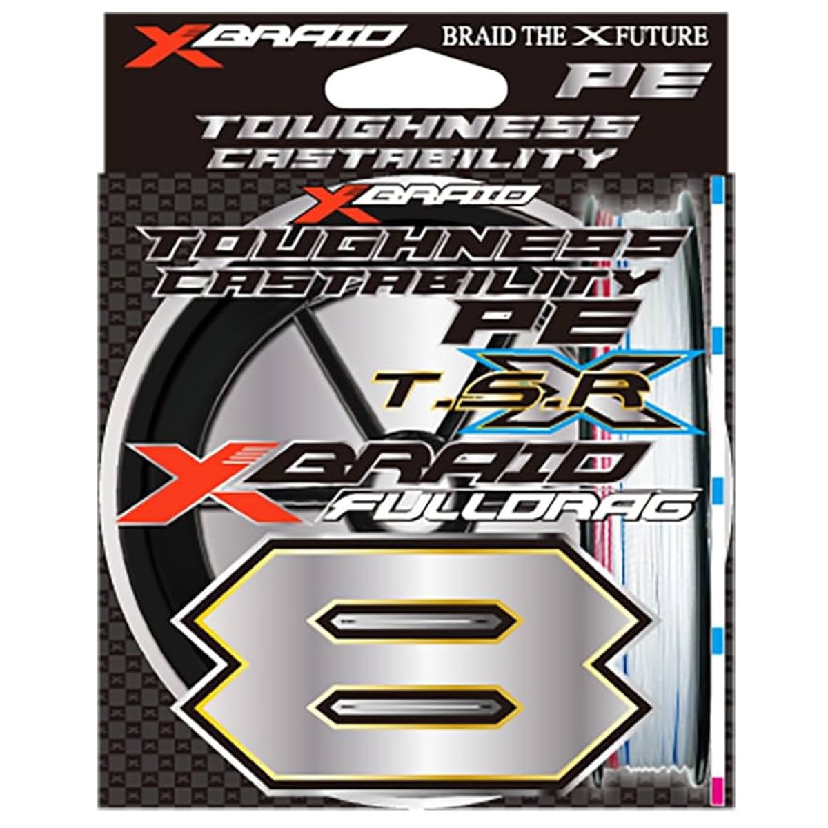 Linha X-Braid FullDrag X8 T.S.R PE #5 90lb C/300m - Sugoi