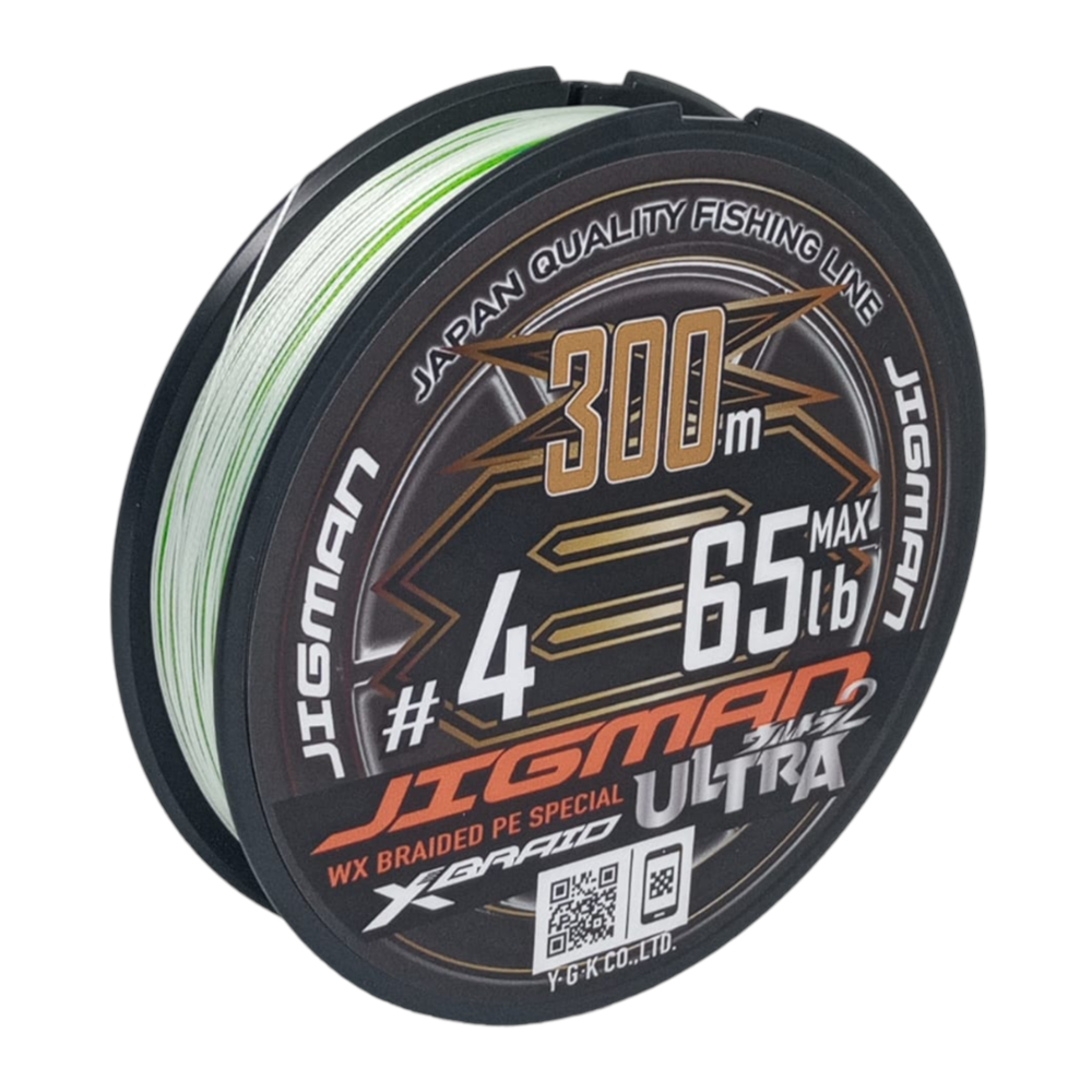 Linha X-Braid Ultra 2 Jigman X8 #4 65lb 300m - Sugoi Big Fish