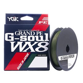 Linha YGK G-Soul WX8 PE 2 (0,24mm /35lb) 300m