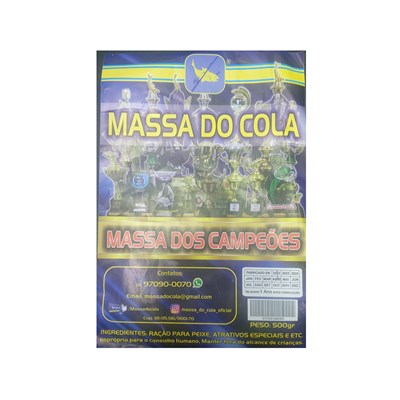 Massa do Cola Massa Dos Campeões 500g