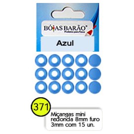 Miçanga Boias Barão REF – Mini 371 C/15unidades