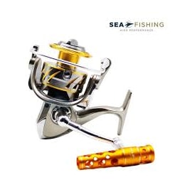 Molinete Sea Fishing Salt Water Raven 5000 - 11 Rolamentos - Veloc 4.9:1 Molinete Sea Fishing Salt Water Raven 5000 - 11 Rolamentos - Veloc 4.9:1