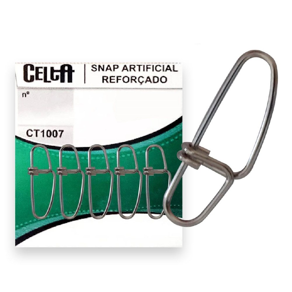 Snap Celta Artificial Reforçado CT 1007 N°0 C/ 10 Unidades