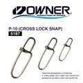 Snap Owner Cross Lock P-10 5187-006 Nº00 C/10un
