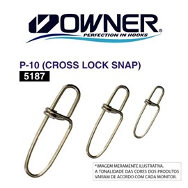 Snap Owner Cross Lock P-10 5187-006 Nº00 C/10un