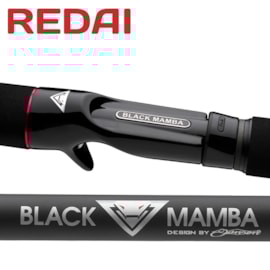 Vara Redai BLACK MAMBA - 5'8'' - BM2S1258 - 6-12lb - p/Carretilha Vara Redai BLACK MAMBA - 5'8'' - BM2S1258 - 6-12lb - p/Carretilha