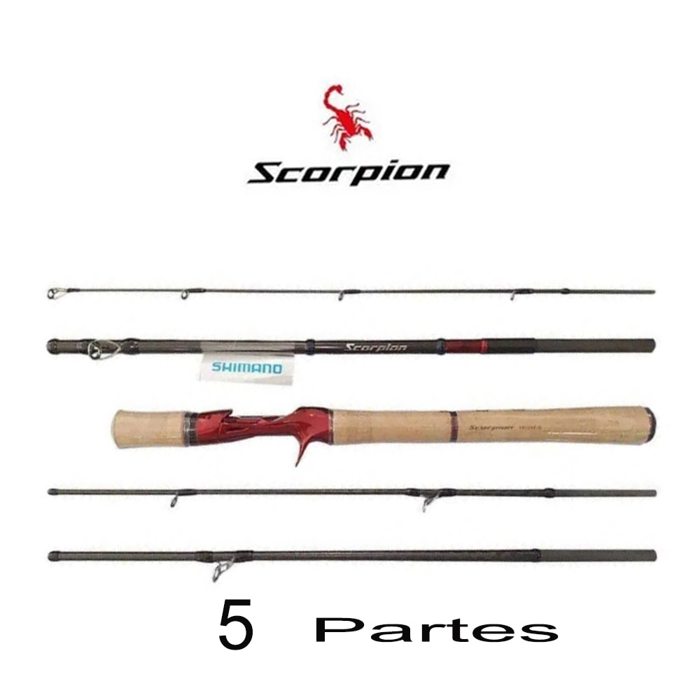 Vara Shimano New Scorpion 15103RS-5 (5Partes) 5'10