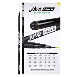 Vara Telescópica Maruri Joker Black 2,40m Black Molinete